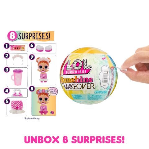 LOL Surprise Sunshine Makeover Sürpriz Bebeği