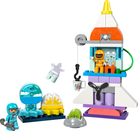 LEGO® DUPLO® 3’ü 1 Arada Uzay Mekiği Macerası 10422