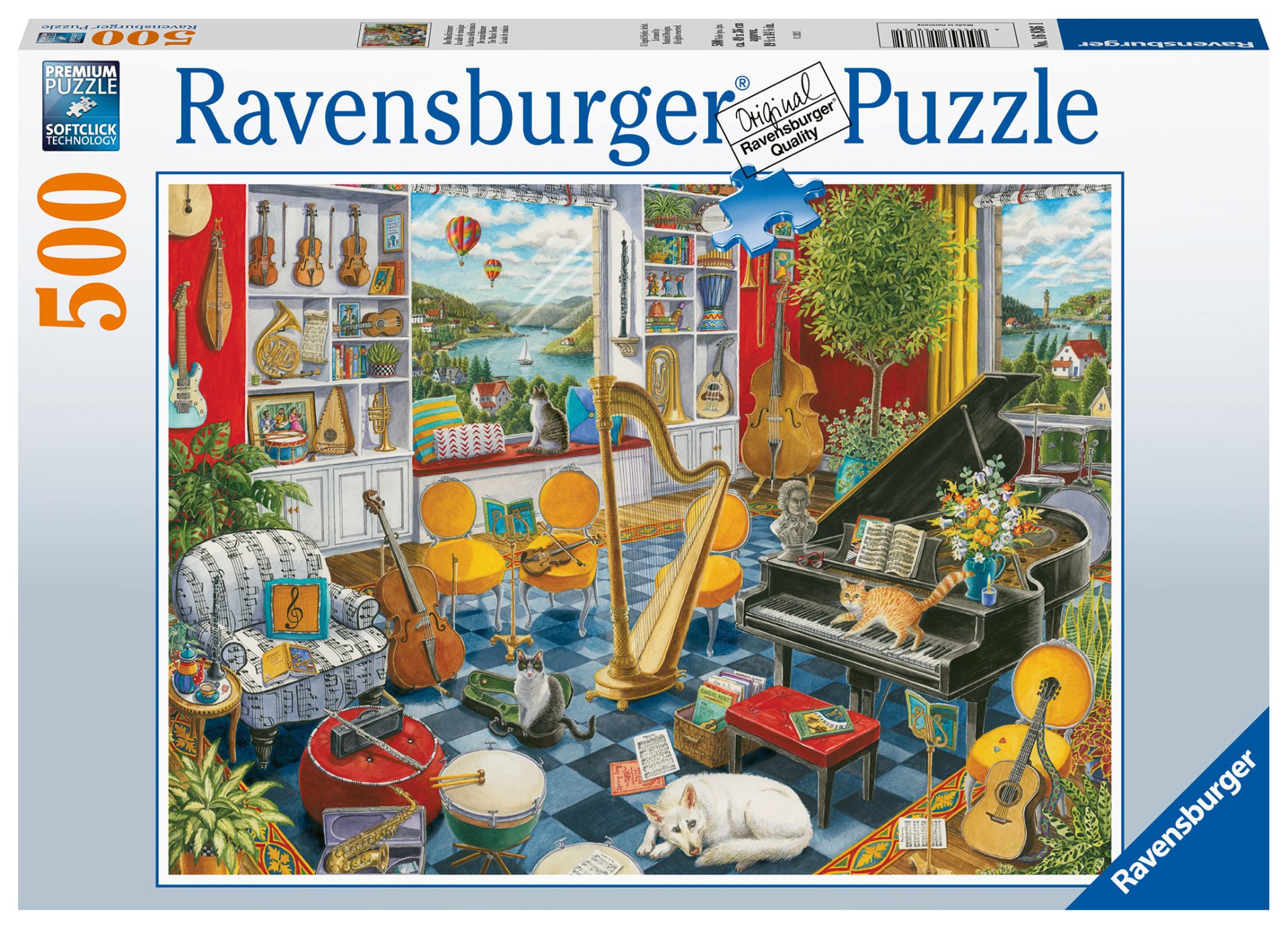 500p Puzzle Müzik odası