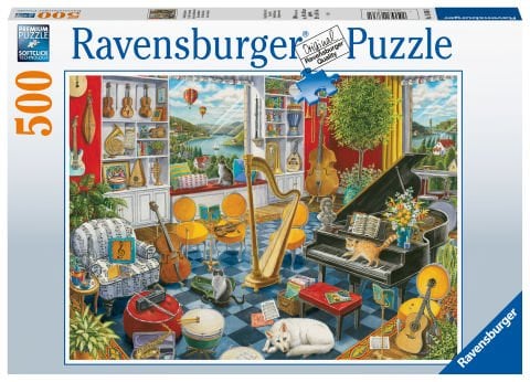 500p Puzzle Müzik odası