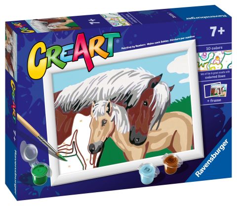 Creart At ve Tay - Sayılarla Boyama Hobi Seti