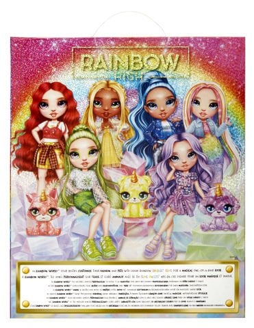 Rainbow High Sunny - Parlak Slime ve Evcil Hayvan Serisi Bebeği