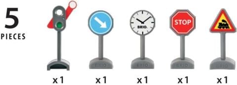 BRIO Trafik İşaretleri Kiti