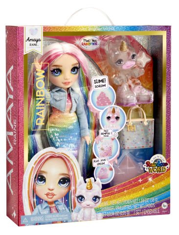 Rainbow High Amaya - Parlak Slime ve Evcil Hayvan Serisi Bebeği