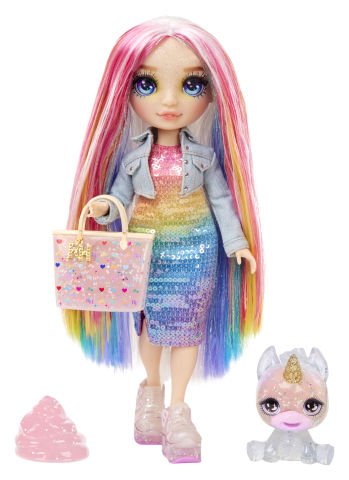 Rainbow High Amaya - Parlak Slime ve Evcil Hayvan Serisi Bebeği