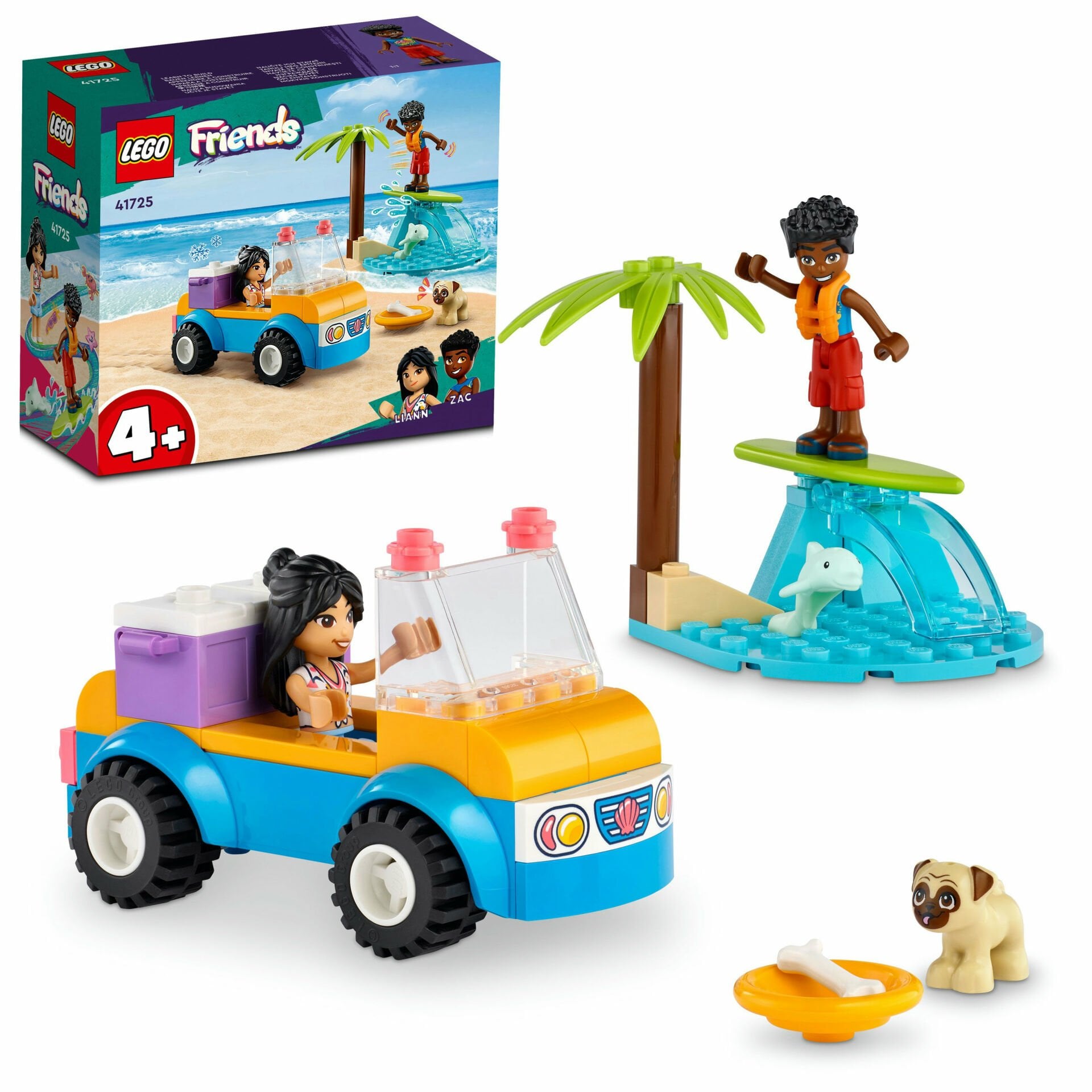 LEGO® Friends Plaj Arabası Eğlencesi 41725 Oyuncak Yapım Seti