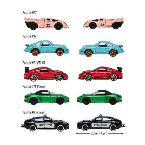 Majorette Porsche 30.Yıl Tayland Arabaları