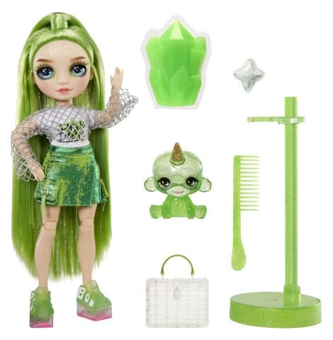 Rainbow High Jade - Parlak Slime ve Evcil Hayvan Serisi Bebeği