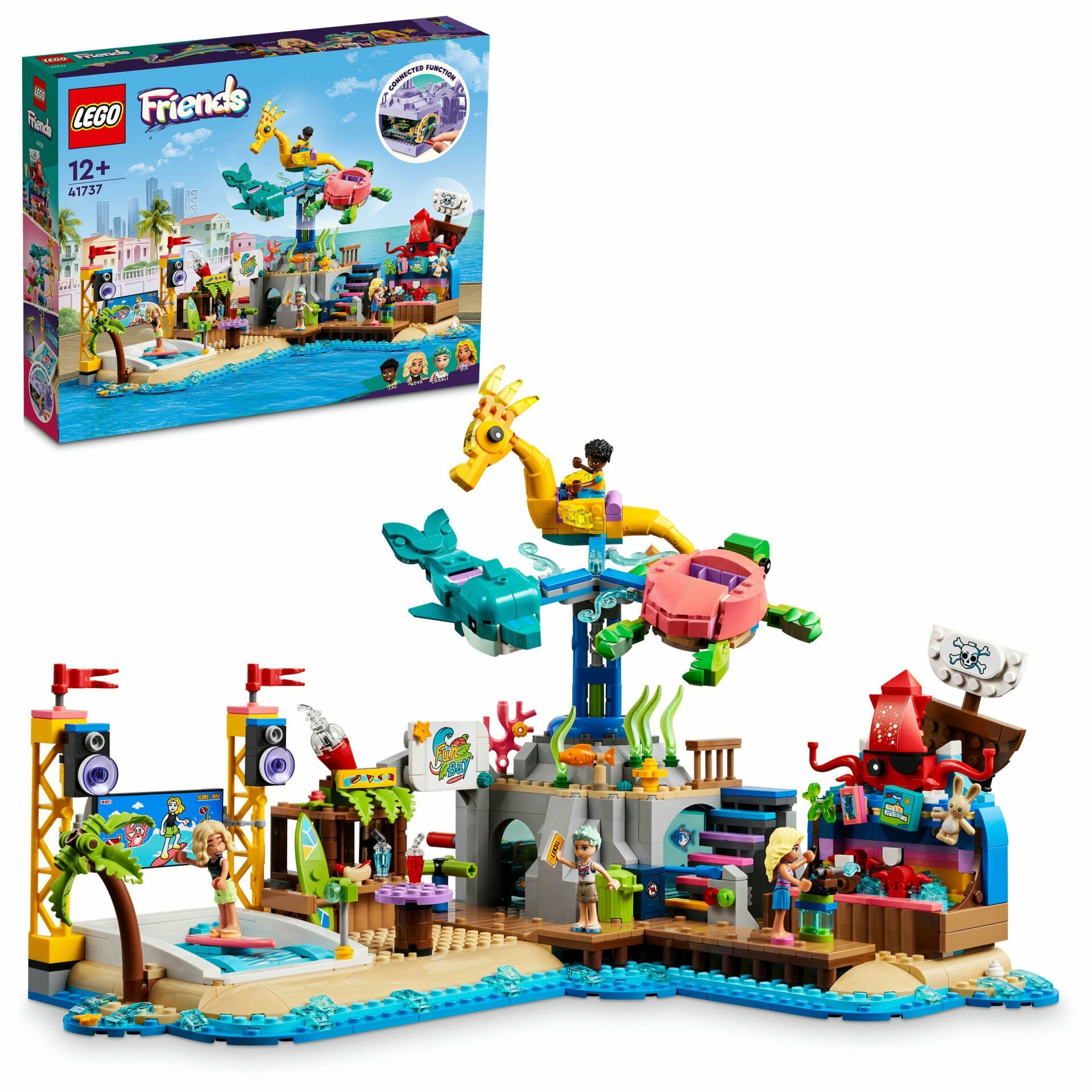 LEGO® Friends Plaj Lunaparkı 41737 Oyuncak Yapım Seti (1348 Parça)