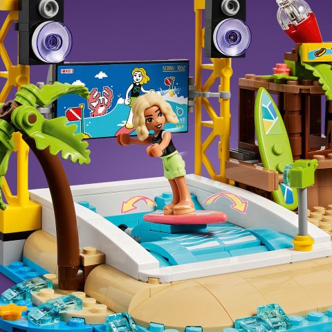 LEGO® Friends Plaj Lunaparkı 41737 Oyuncak Yapım Seti (1348 Parça)