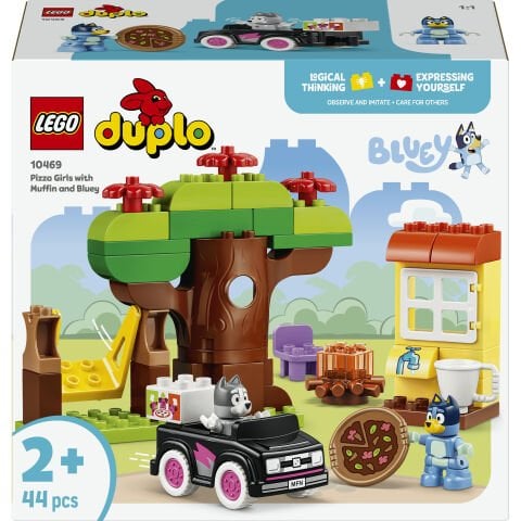 LEGO® DUPLO® Bluey Pizzacı Kızlar: Muffin ve Bluey 10469