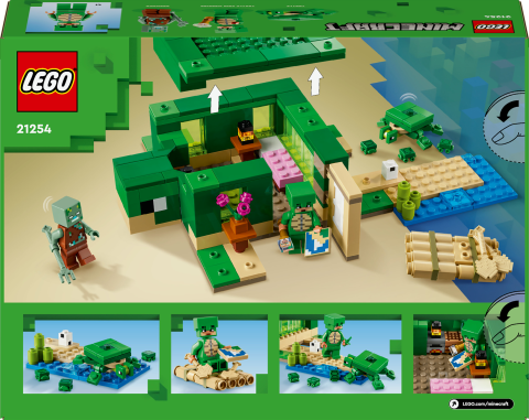 LEGO® Minecraft® Kaplumbağa Plaj Evi 21254