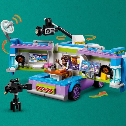 LEGO® Friends Canlı Yayın Aracı 41749 Oyuncak Yapım Seti (446 Parça)