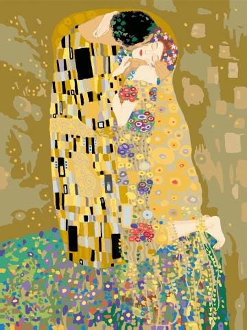 Creart Klimt Öpücük - Sayılarla Boyama Hobi Seti