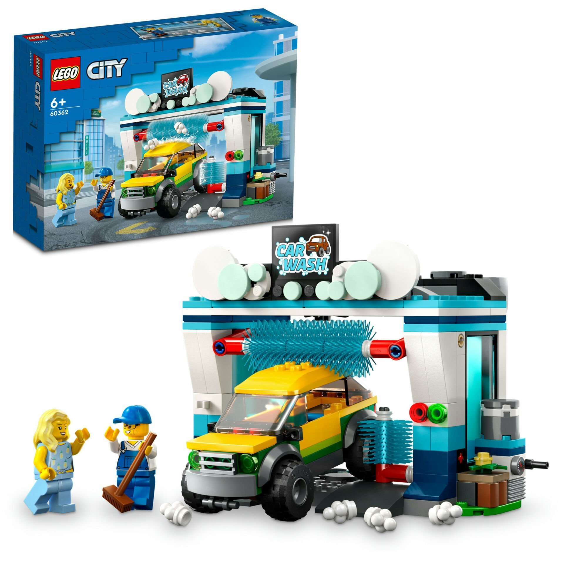 LEGO® City Oto Yıkama 60362 Oyuncak Yapım Seti
