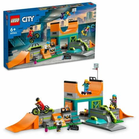 LEGO® City Sokak Kaykay Parkı 60364 Oyuncak Yapım Seti (454 Parça)