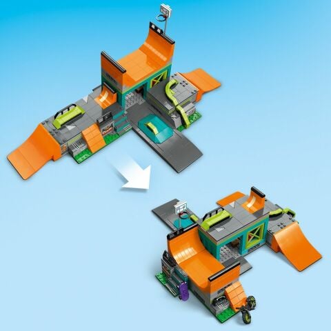 LEGO® City Sokak Kaykay Parkı 60364 Oyuncak Yapım Seti (454 Parça)