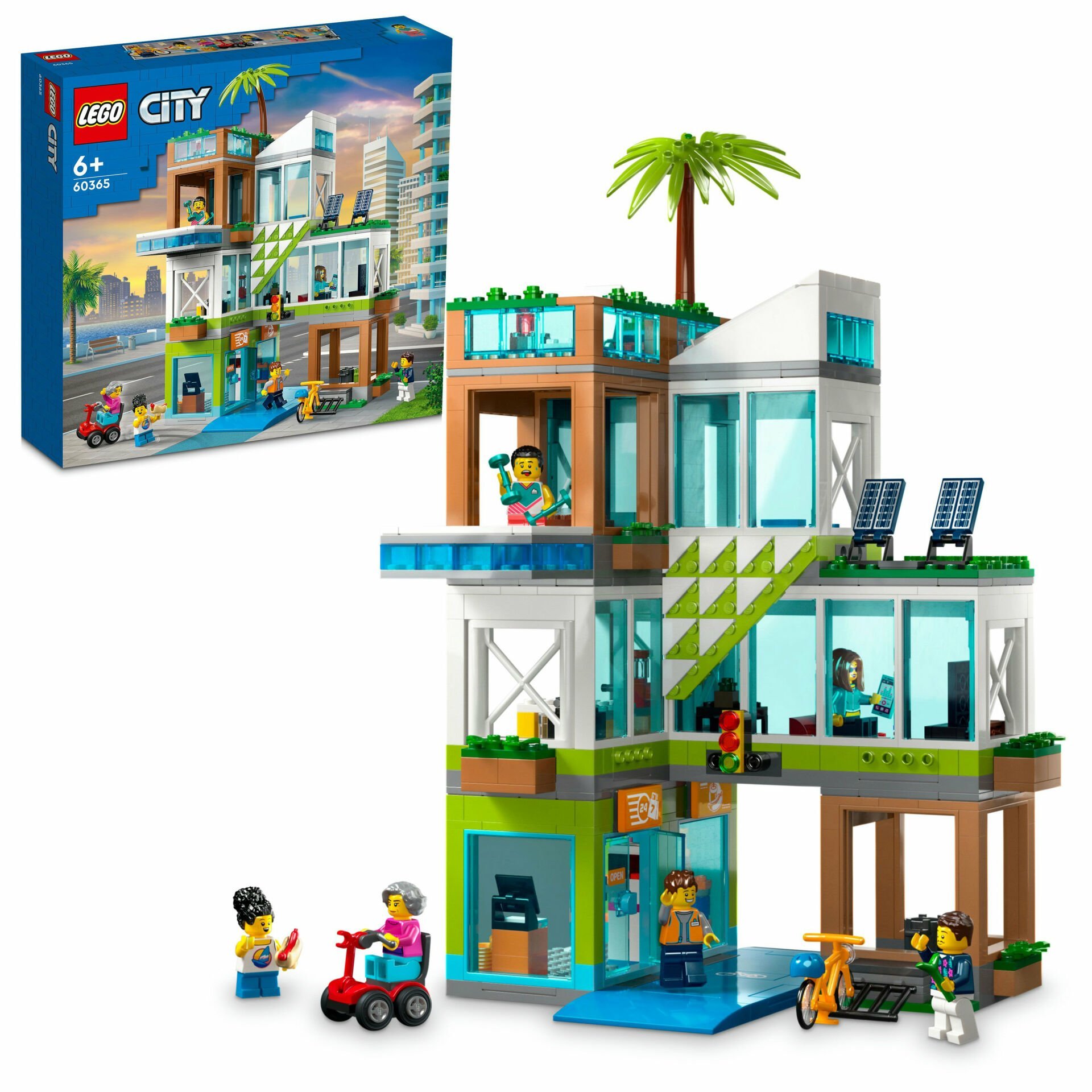 LEGO® City Apartman Binası 60365 Oyuncak Yapım Seti