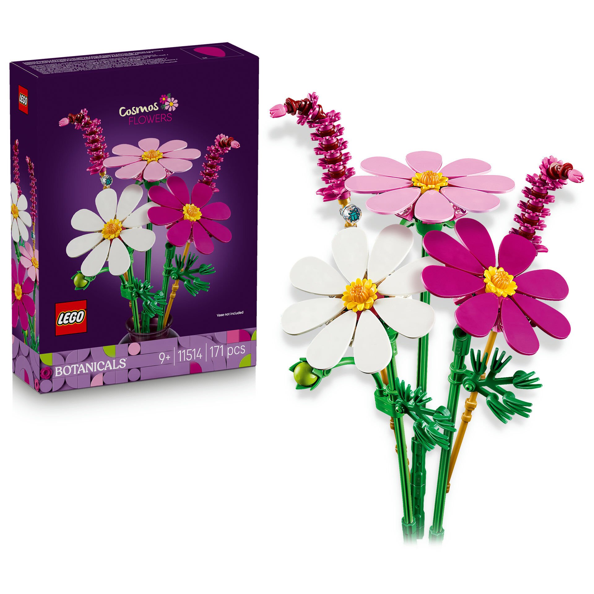 EN Eureka 4枚セット Legends LEGO® Botanicals Kozmos Çiçekleri 11514