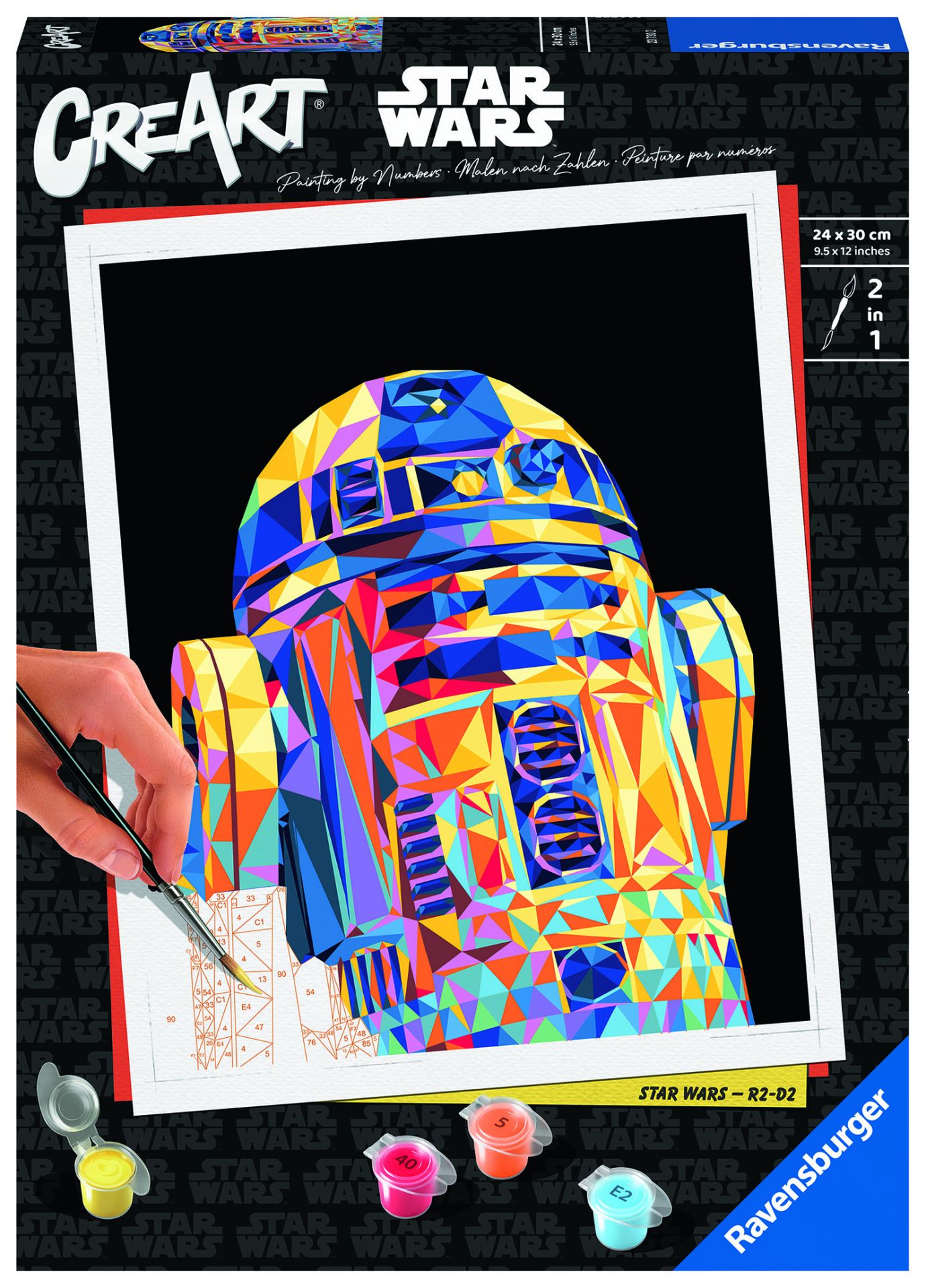 Creart SW R2 D2 - Sayılarla Boyama Hobi Seti