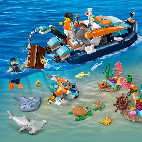 LEGO® City Kâşif Dalış Kapsülü 60377 Oyuncak Yapım Seti (182 Parça)