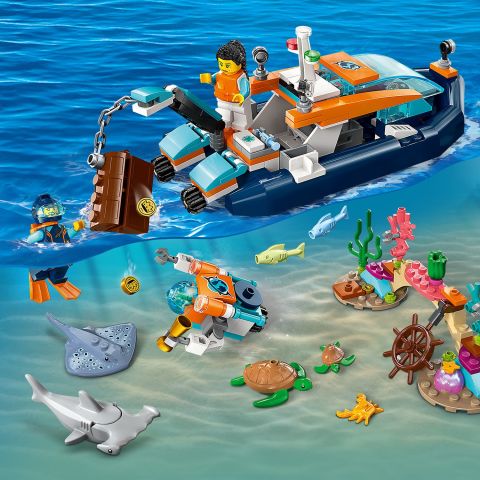 LEGO® City Kâşif Dalış Kapsülü 60377 Oyuncak Yapım Seti