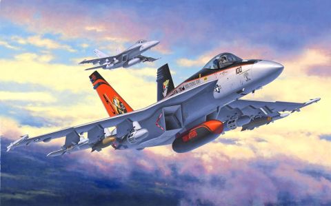 Revell F/A-18E Super Hornet-1:144 Olcek-3997