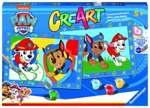 Creart Paw Patrol - Sayılarla Boyama Hobi Seti
