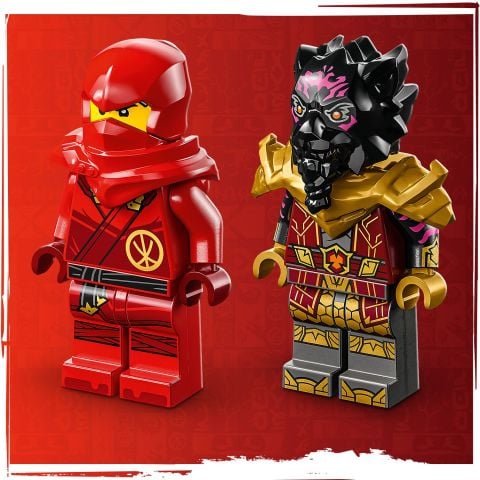 LEGO® NINJAGO® Kai ve Ras'ın Araba ve Motosiklet Savaşı 71789 Oyuncak Yapım Seti (103 Parça)