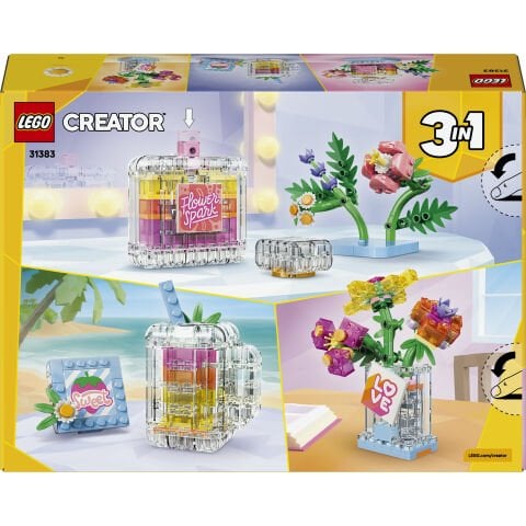 LEGO® Creator 3’ü 1 Arada Çiçekli Dekoratif Parfüm Şişesi 31383