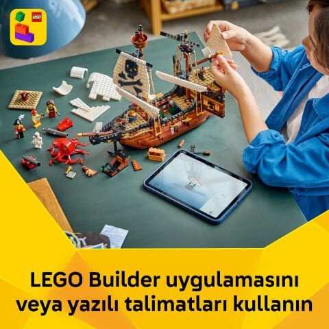 LEGO® Creator 3’ü 1 Arada İkonik Korsan Gemisi 31387