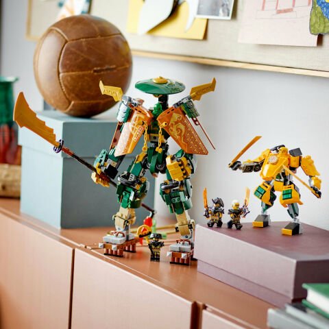 LEGO® NINJAGO® Lloyd ve Arin'in Ninja Ekibi Robotları 71794 Oyuncak Yapım Seti (764 Parça)