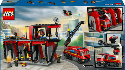 LEGO® City İtfaiye Kamyonlu İtfaiye Merkezi 60414
