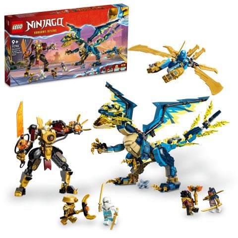 LEGO® NINJAGO® Element Ejderhası İmparatoriçe Robotuna Karşı 71796 Oyuncak Yapım Seti (1038 Parça)