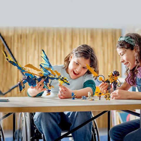 LEGO® NINJAGO® Element Ejderhası İmparatoriçe Robotuna Karşı 71796 Oyuncak Yapım Seti (1038 Parça)