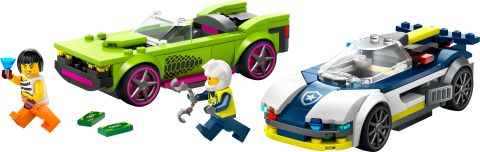 LEGO® City Polis Arabası ve Spor Araba Takibi 60415
