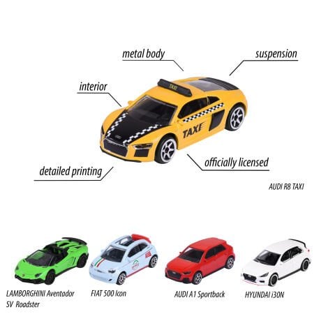 Majorette Şehir Araç 5li 1:64