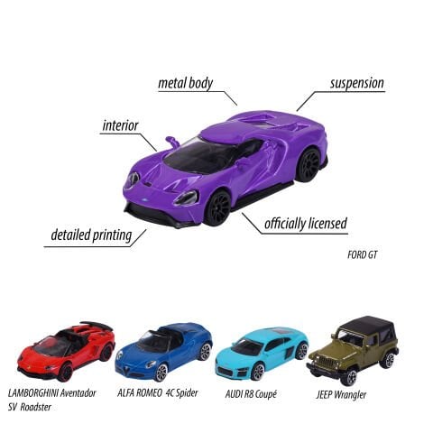 Majorette Şehir Araç 5li 1:64