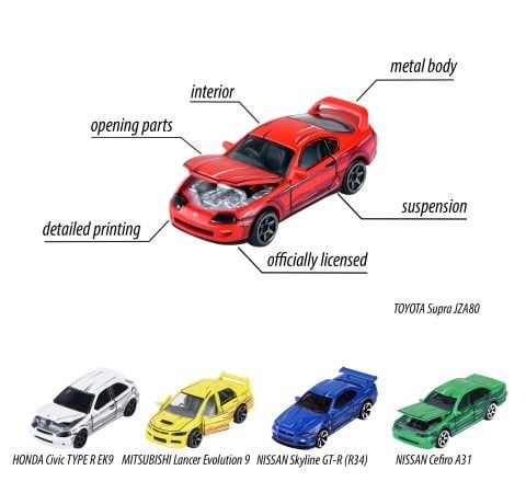 Majorette Japon Serisi 5li