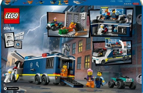 LEGO® City Polis Mobil Suç Laboratuvarı Kamyonu 60418