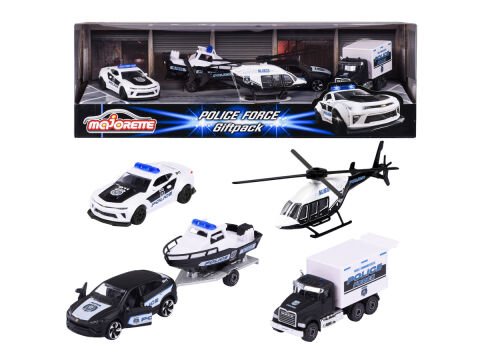 Majorette Polis Araç 4lü 1:64