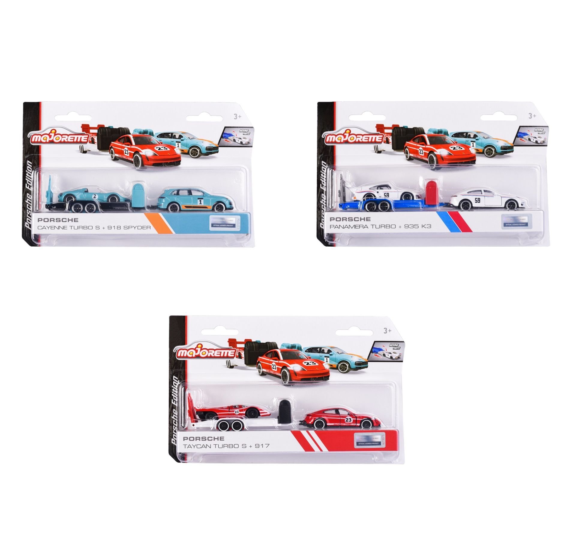 Majorette Porsche Römorklu Yarış Arabası