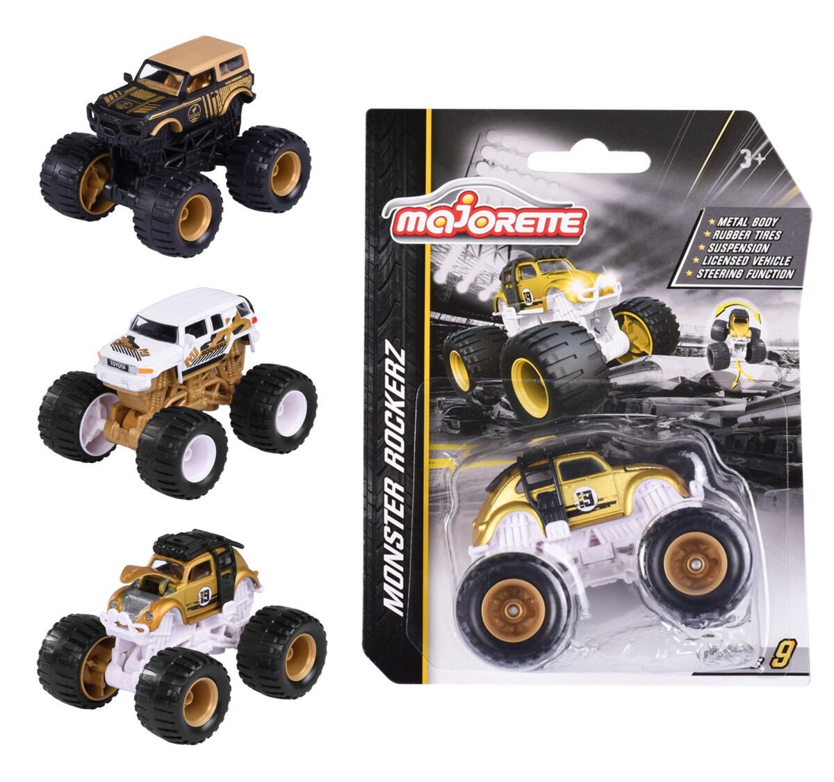 Majorette Limited Edition S9 Gold 1:64
