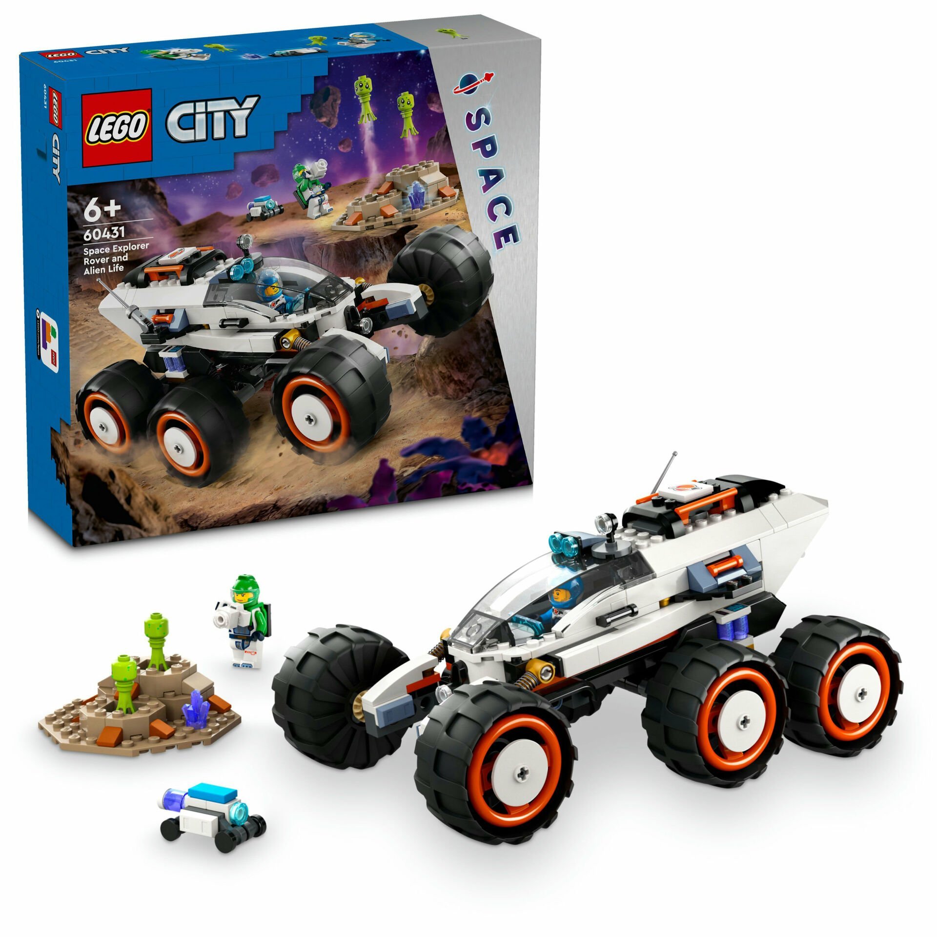 LEGO® City Uzay Keşif Robotu ve Uzaylı Canlı 60431