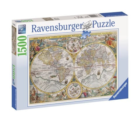 1500 Parça Puzzle Tarihi Harita