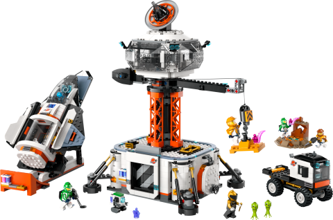 LEGO® City Uzay Üssü ve Roket Fırlatma Rampası 60434