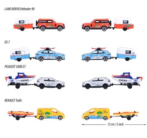 Majorette Fransız Dekor Römorklu Tekli