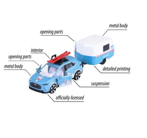 Majorette Fransız Dekor Römorklu Tekli