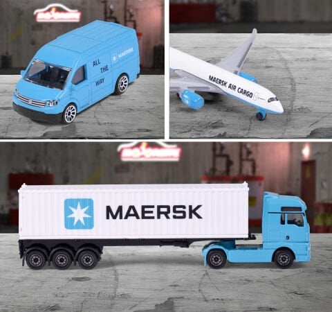 Majorette MAERSK Araçları 20cm