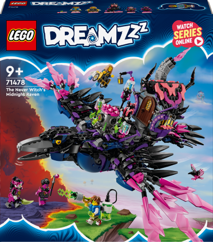 LEGO® DREAMZzz™ Never Cadısı’nın Gece Yarısı Kuzgunu Oyuncağı 71478